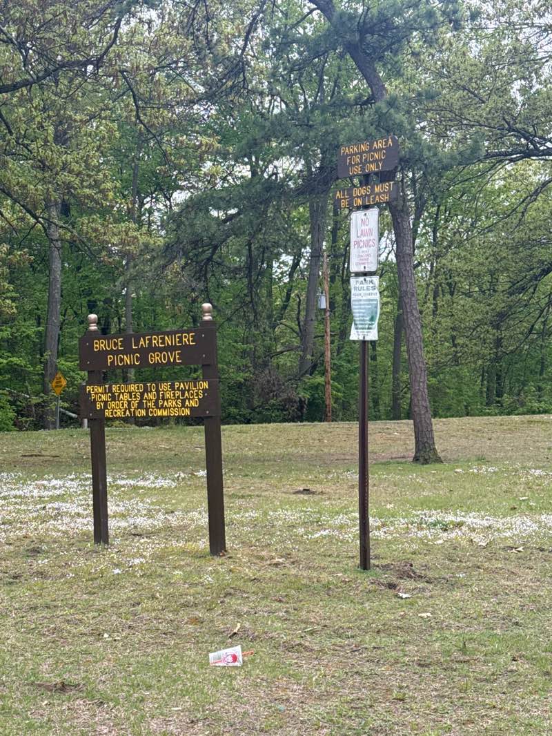 walking near me in Frank J. Szot Memorial Park in spring