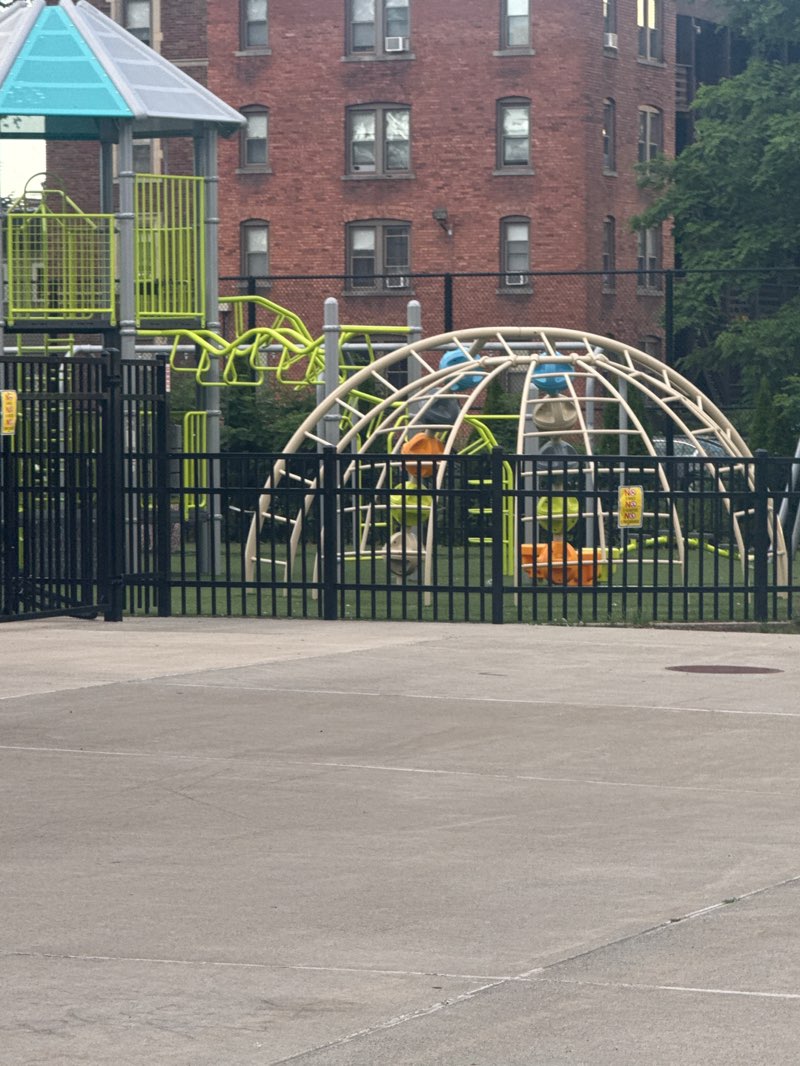 walking near me in Center Playground in summer