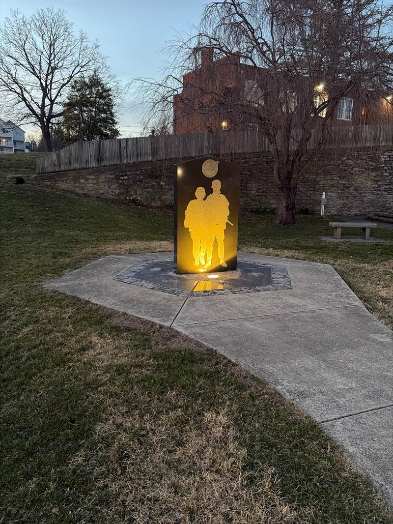 walking near me in Withers Park in spring