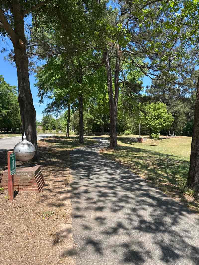 walking near me in Robert L. Bridges Park in spring