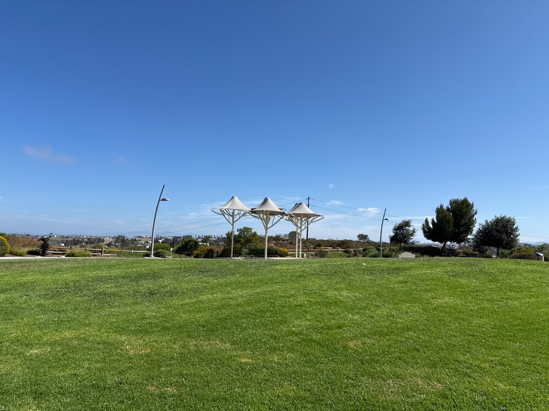 walking near me in Aviara Community Park in summer