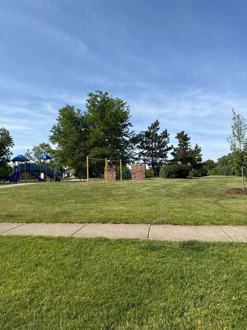 walking near me in Schrader Park in summer