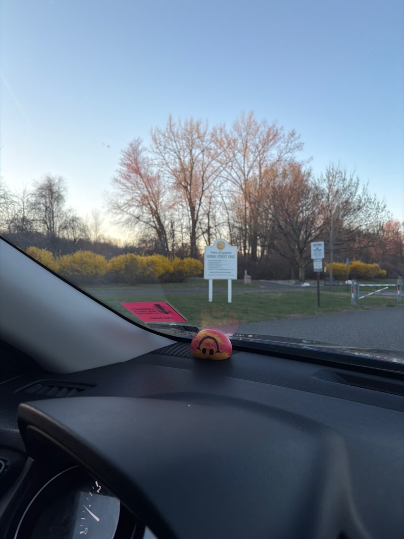 walking near me in School Street / River Road Park in spring