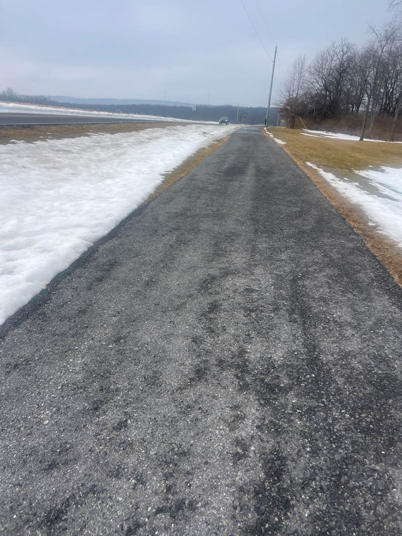 walking near me in Circleville Park in winter