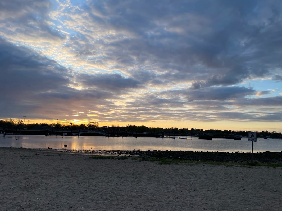 walking near me in John J. Boccuzzi Park in spring