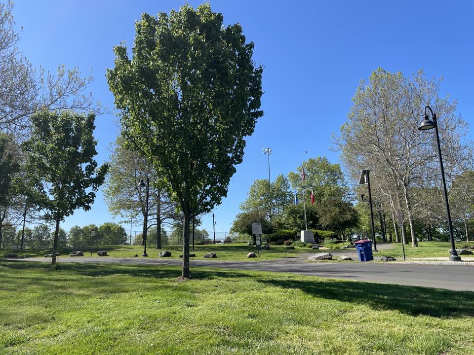 walking near me in Kosciuszko Park in spring
