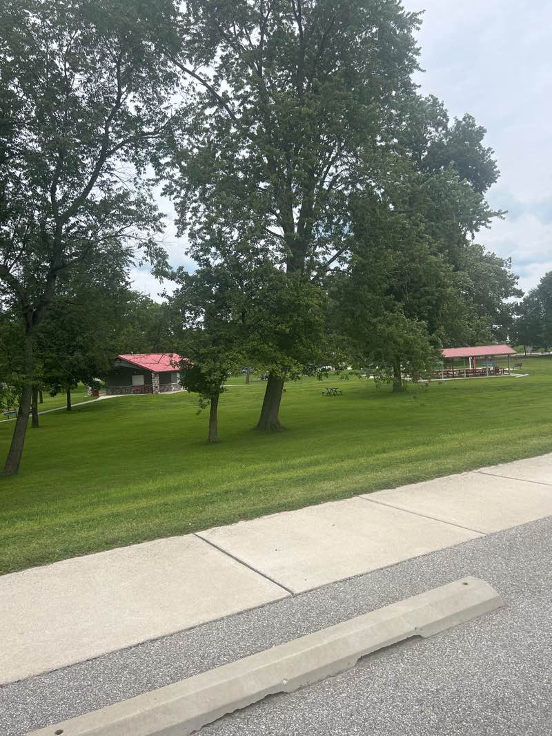 walking near me in wythougan park in summer
