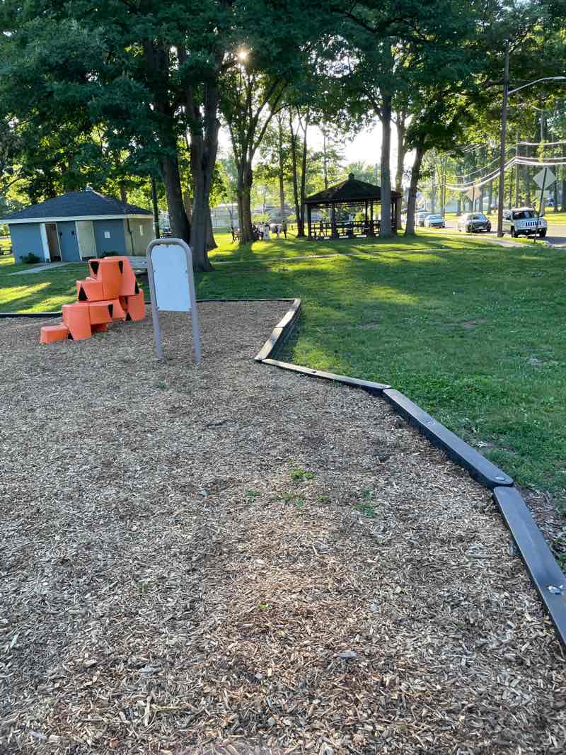 walking near me in Frank G. Memorial Park in summer