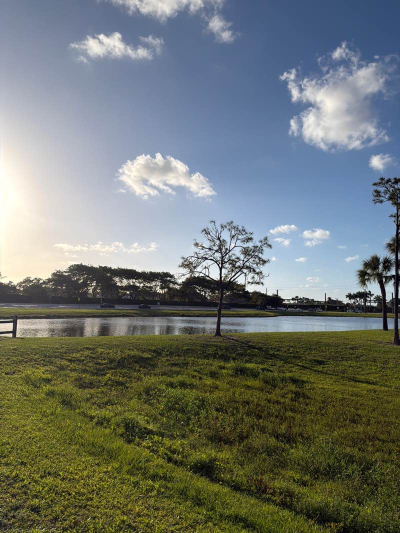 walking near me in Lake Charleston Park in spring