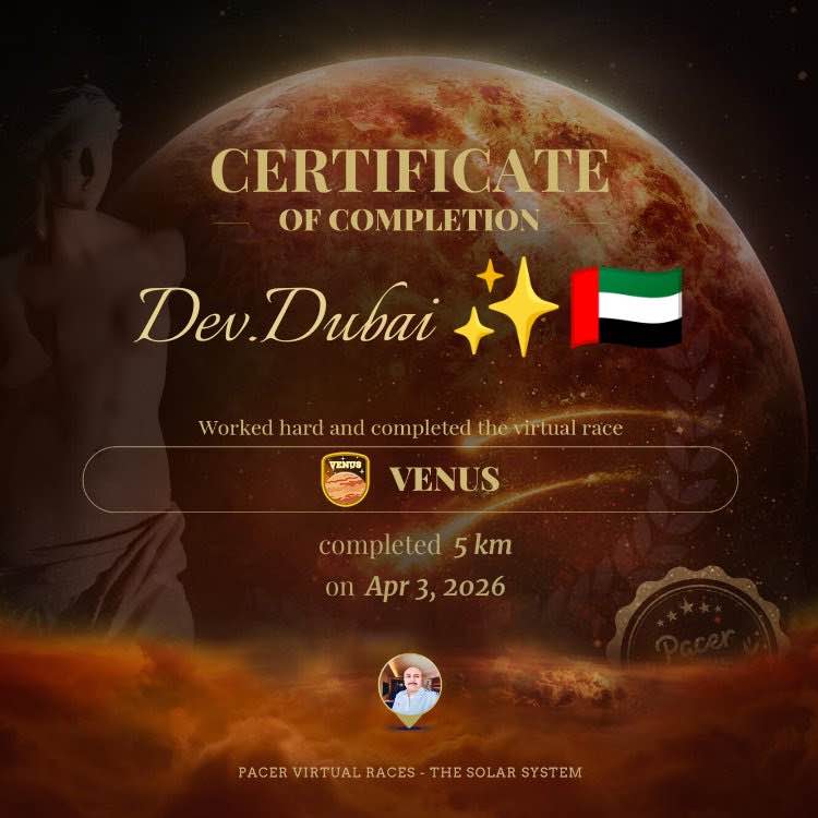 UAE PACER CLUB Parthivsinh.Dubai ✨🇦🇪 post image