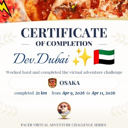 UAE PACER CLUB Parthivsinh.Dubai ✨🇦🇪 post image