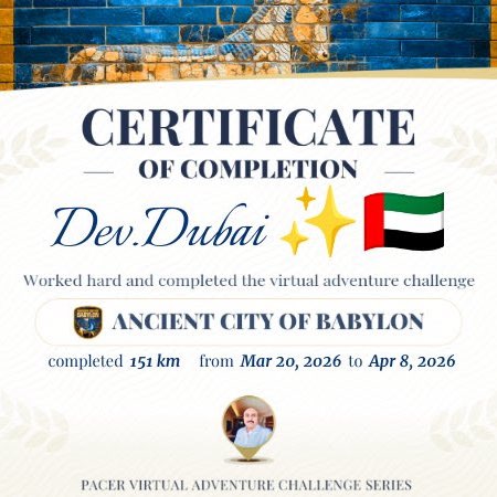 UAE PACER CLUB Parthivsinh.Dubai ✨🇦🇪 post image