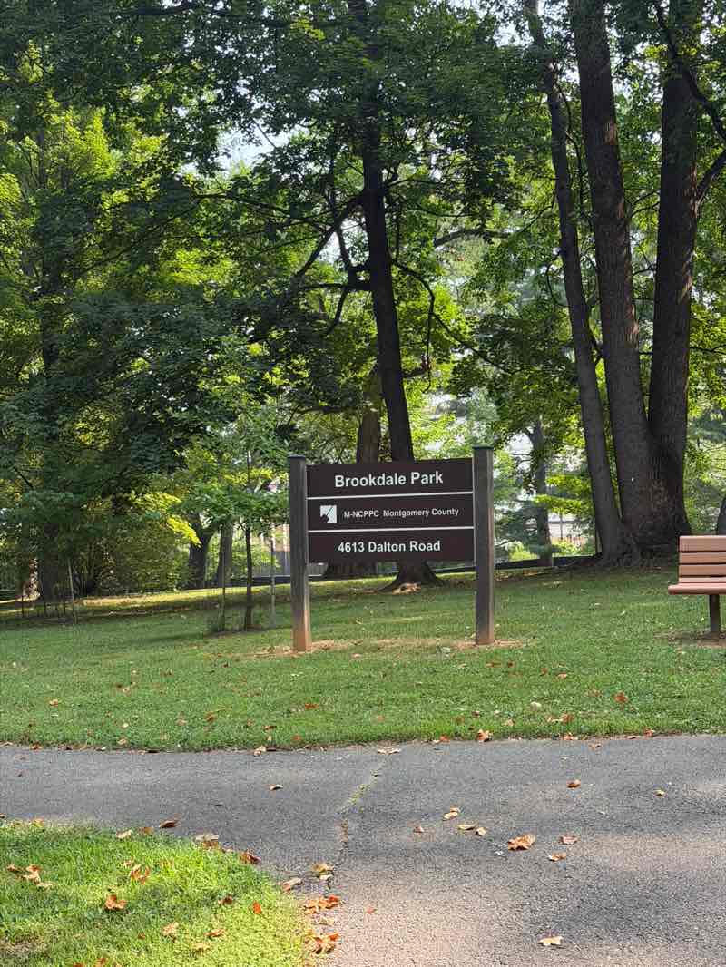 walking near me in Brookdale Neighborhood Park in summer