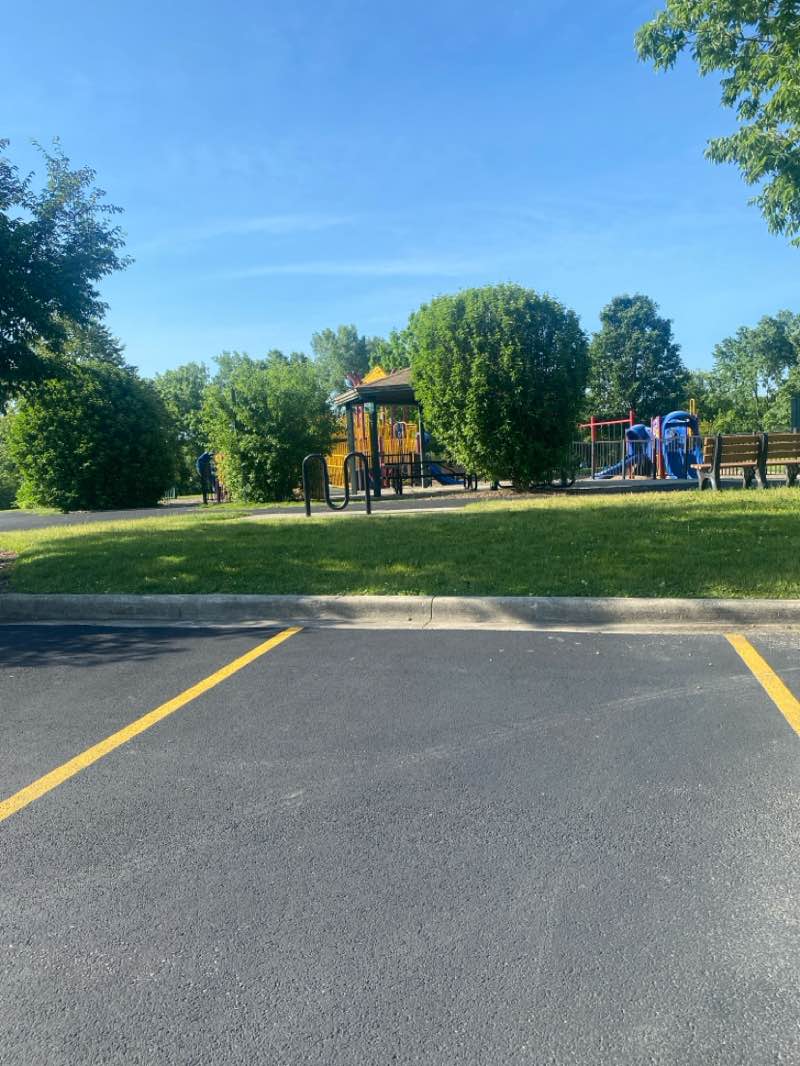 walking near me in Staples Park in summer