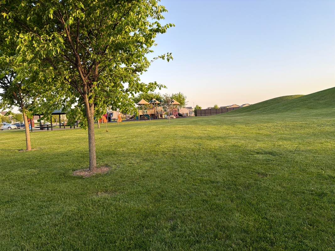 walking near me in Ironwood Park in spring