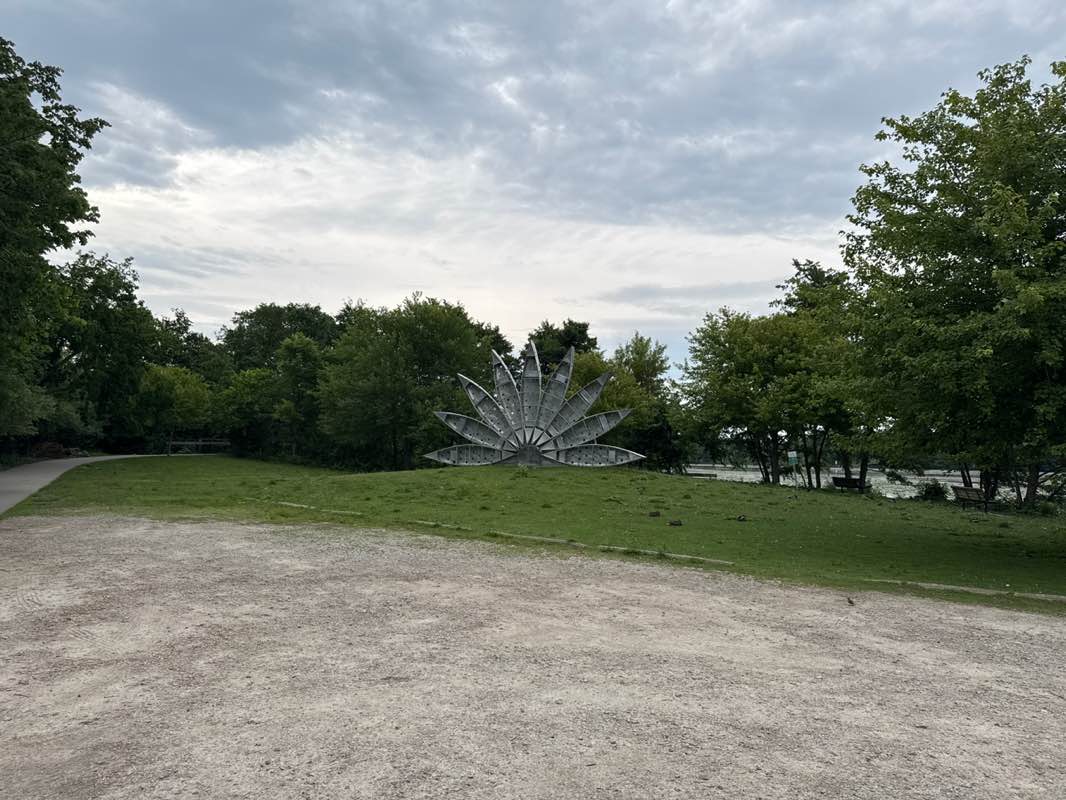 walking near me in Gallup Park in summer