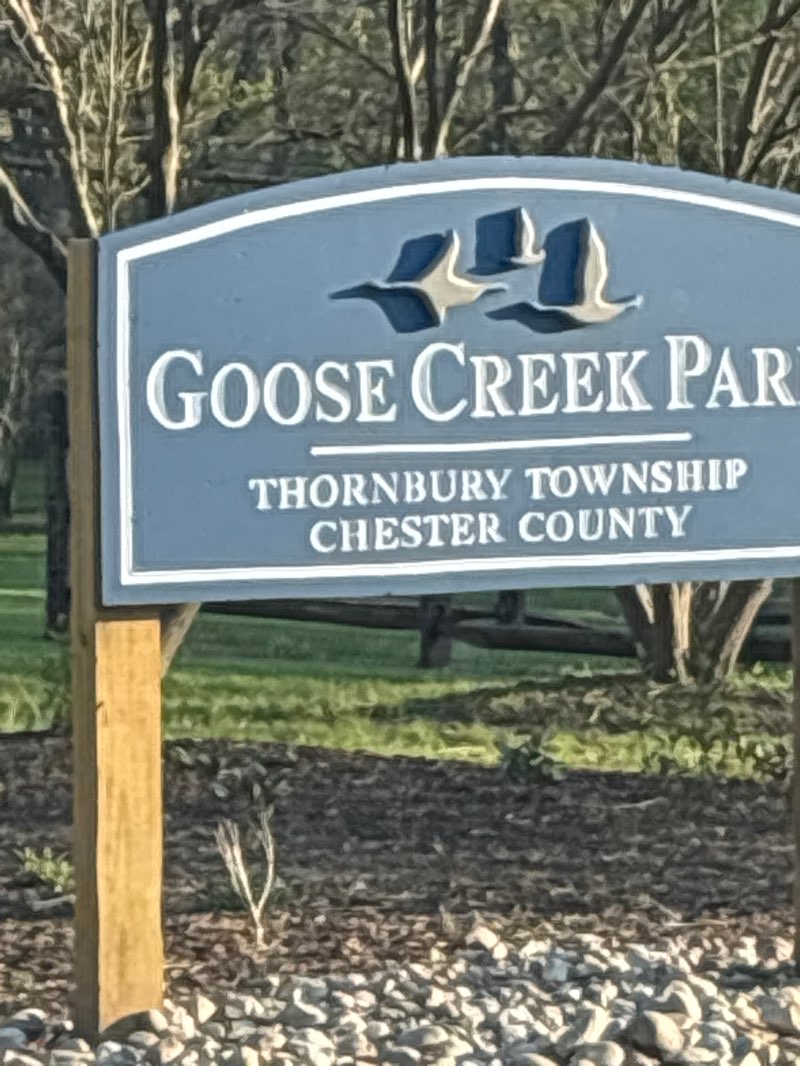 walking near me in Goose Creek Park in spring