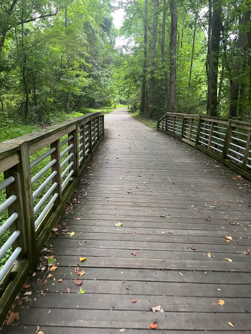 walking near me in Lilburn City Park in summer