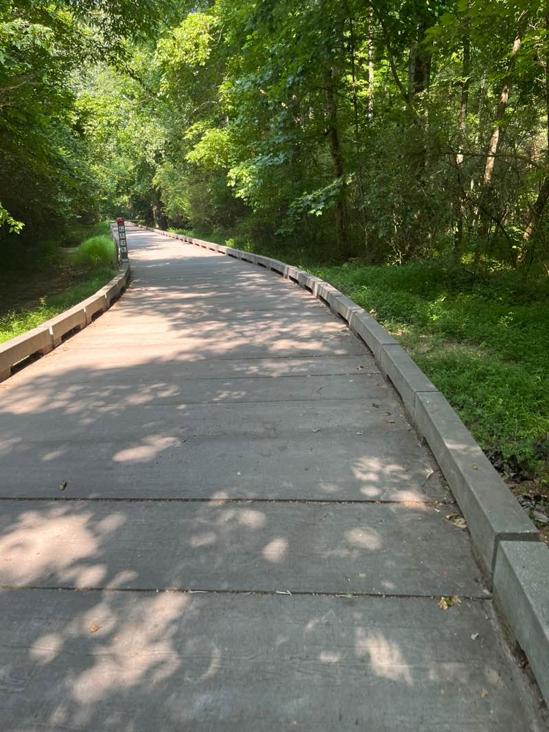 walking near me in Greenway Trail in summer