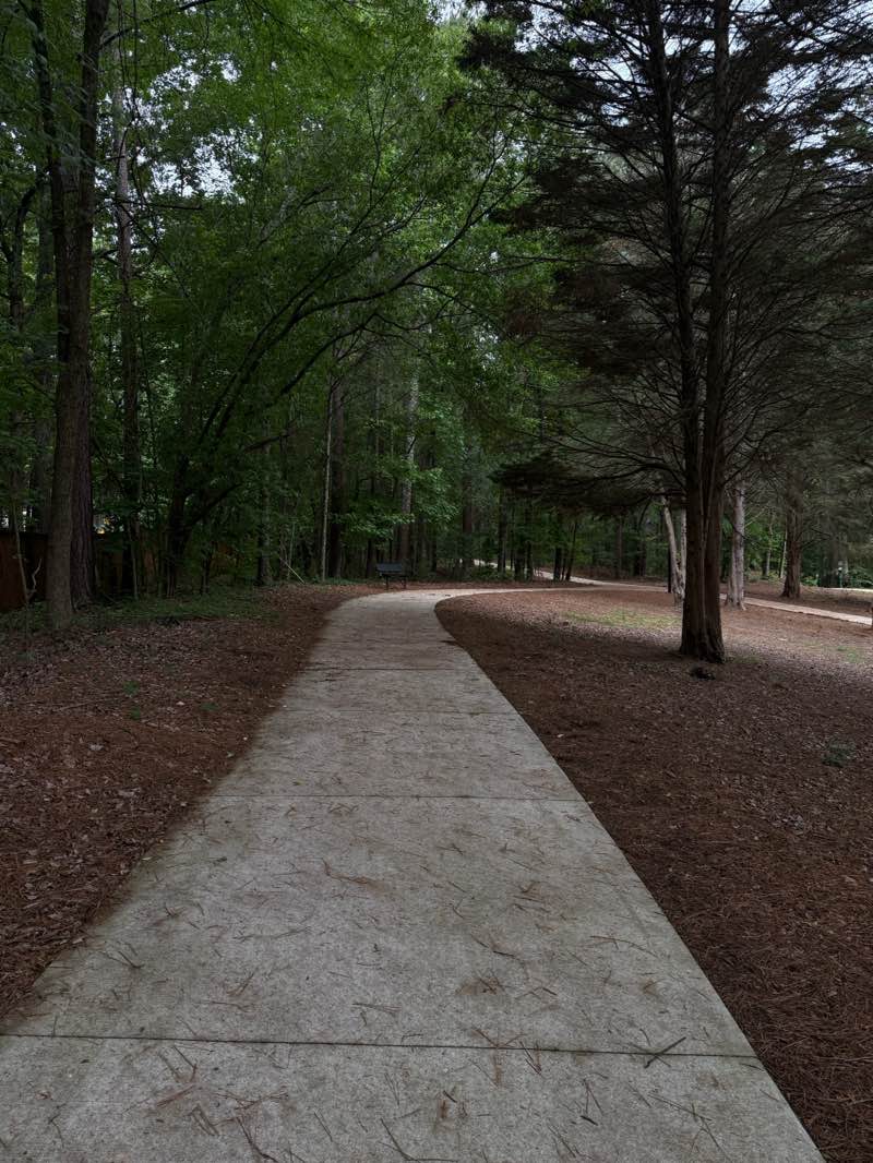 walking near me in Mickie D. Cochran Park in summer