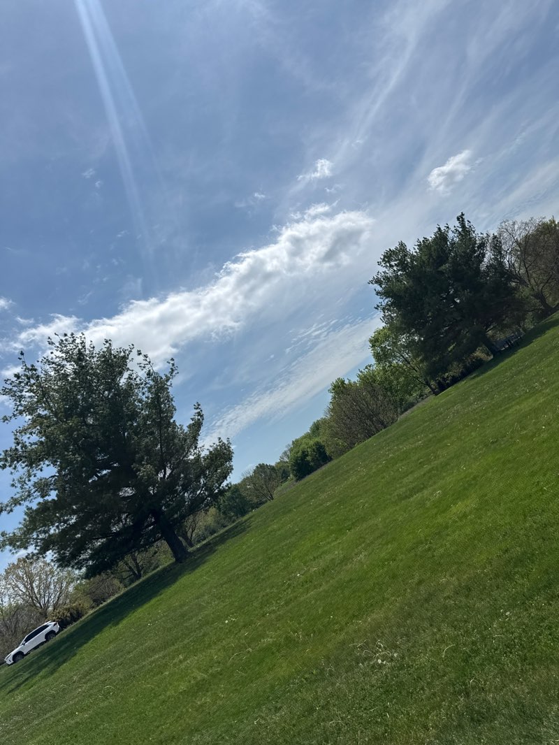 walking near me in University of Kentucky Arboretum in spring