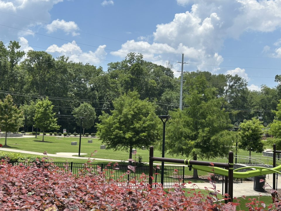 walking near me in Lee Street Park and Amphitheatre in summer