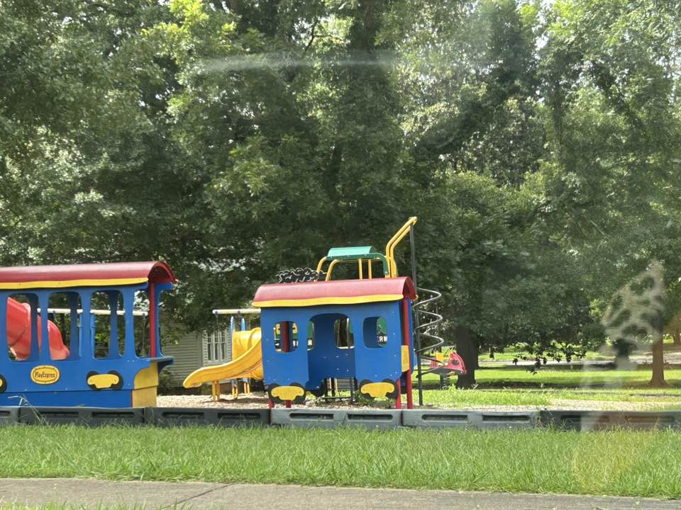 walking near me in Massengale City Park in summer