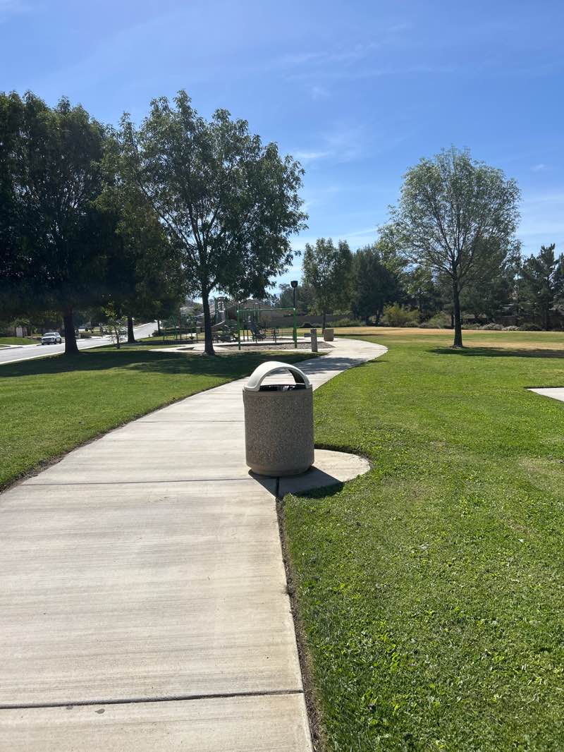 walking near me in Richard Sanchez Park in summer
