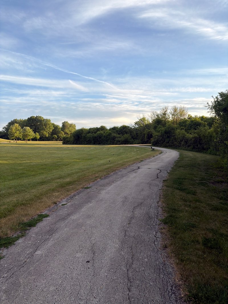 walking near me in Legends Park in summer