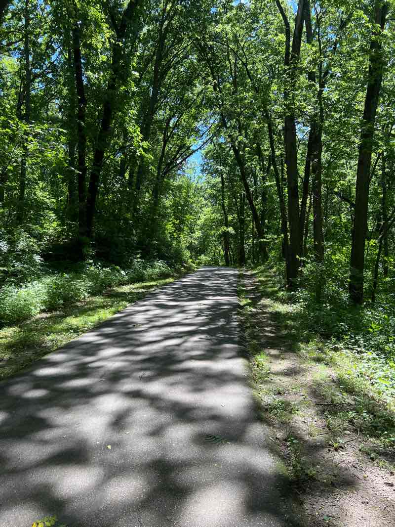 walking near me in Ashworth Park in summer