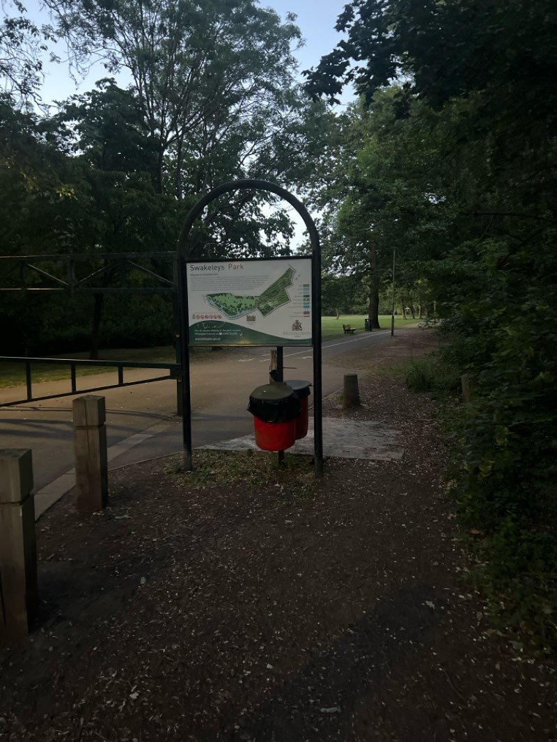walking near me in Swakeleys Park in summer