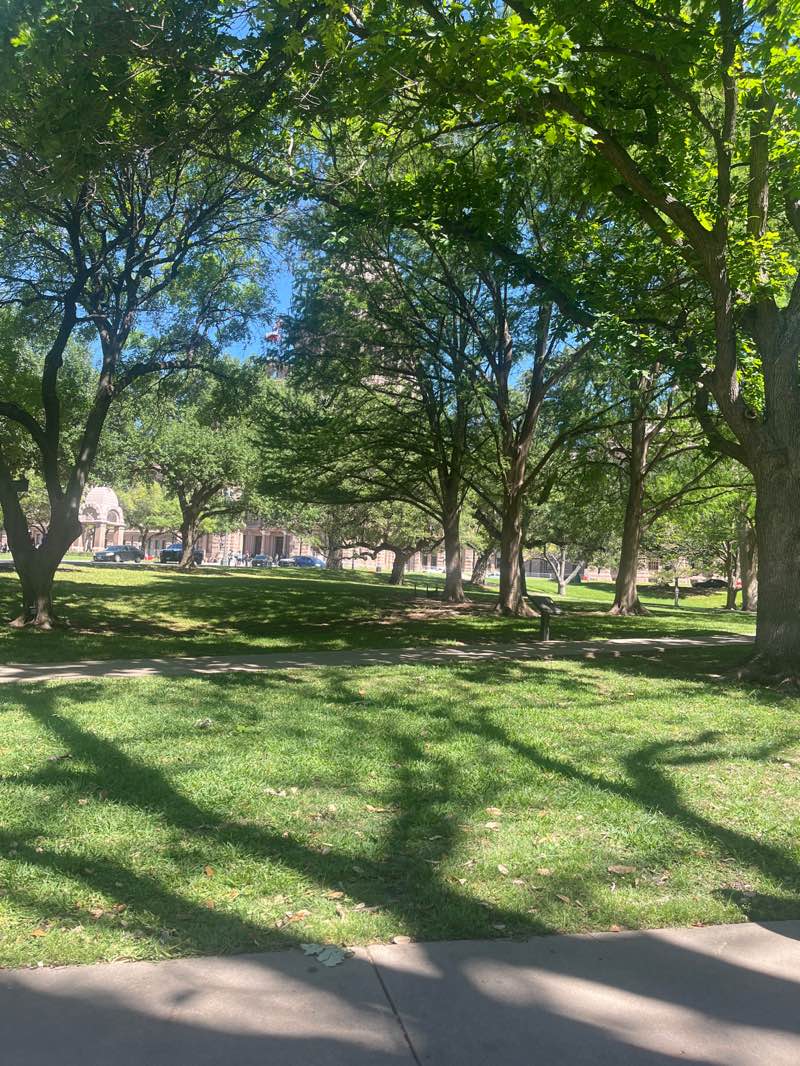 walking near me in Capitol Square in spring