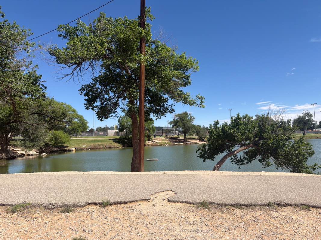 walking near me in Lakeside Park in summer