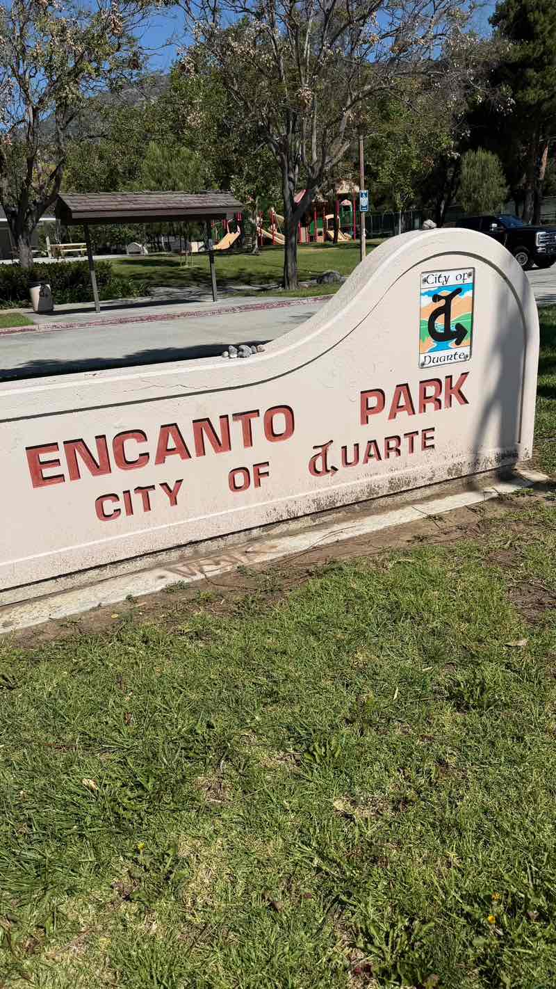 walking near me in Encanto Park in spring