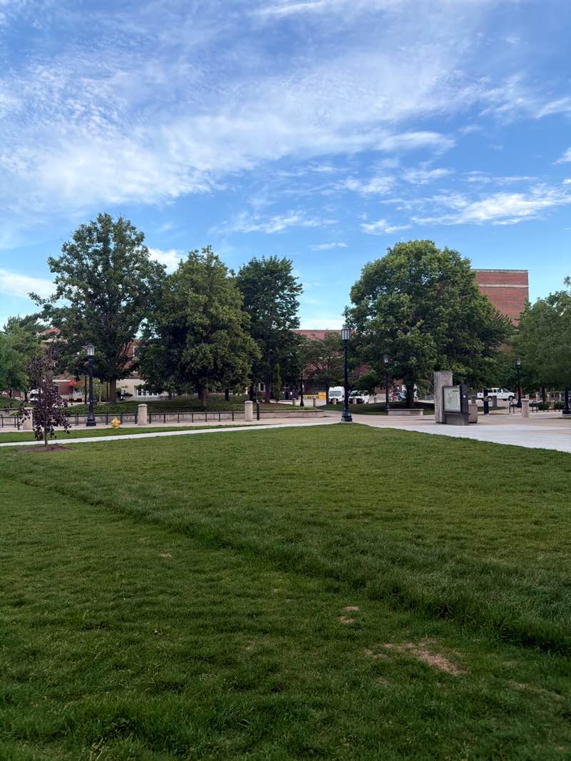 walking near me in Academy Park in summer