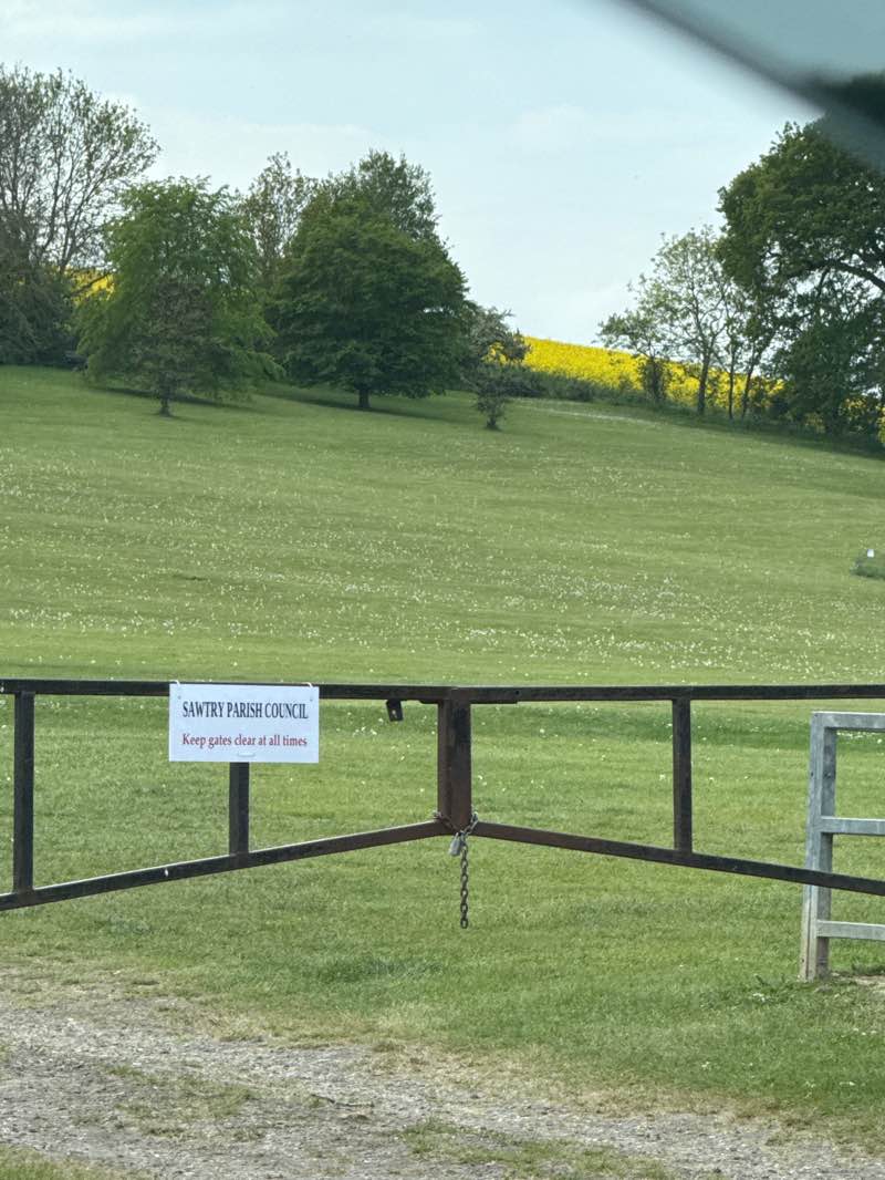 walking near me in St. Judiths Field in spring