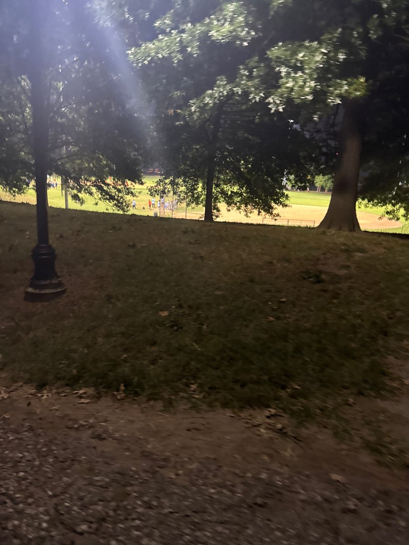 walking near me in Patterson Park in autumn