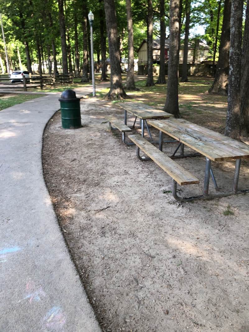 walking near me in Freeman Park in spring