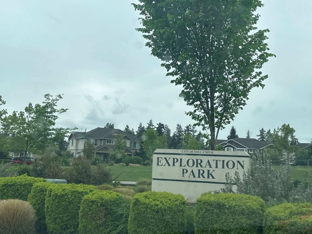 walking near me in Exploration Park in spring