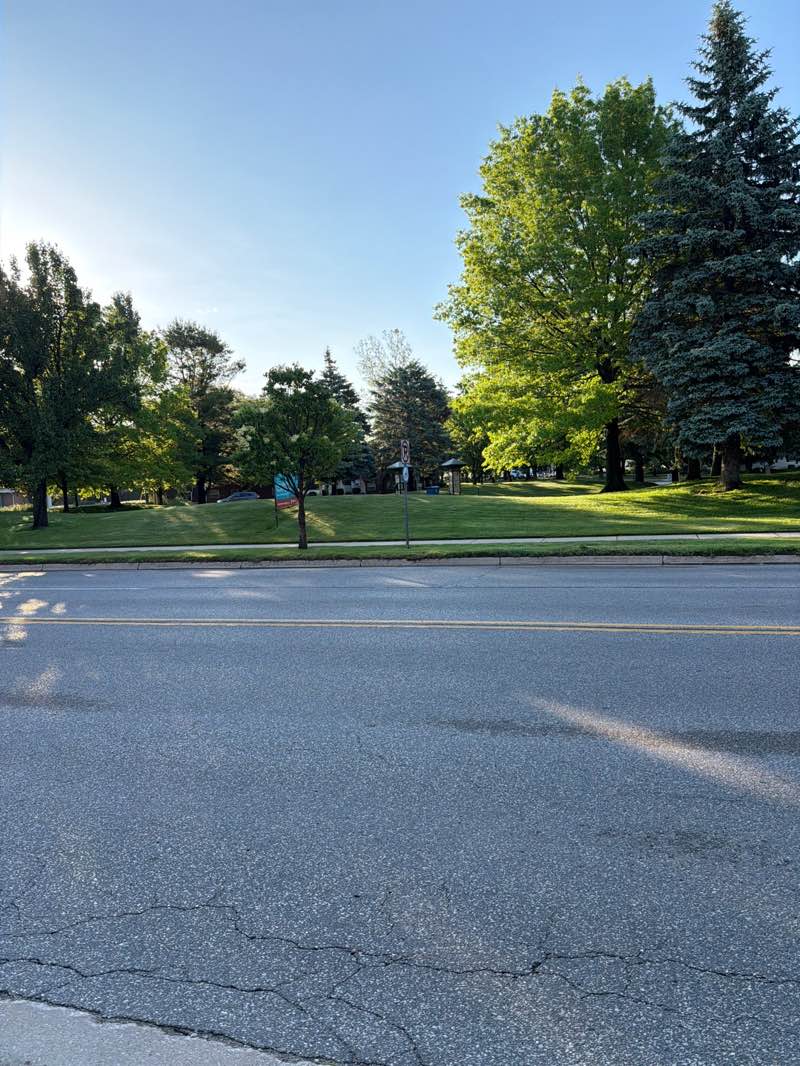 walking near me in Michigan Avenue Park in summer