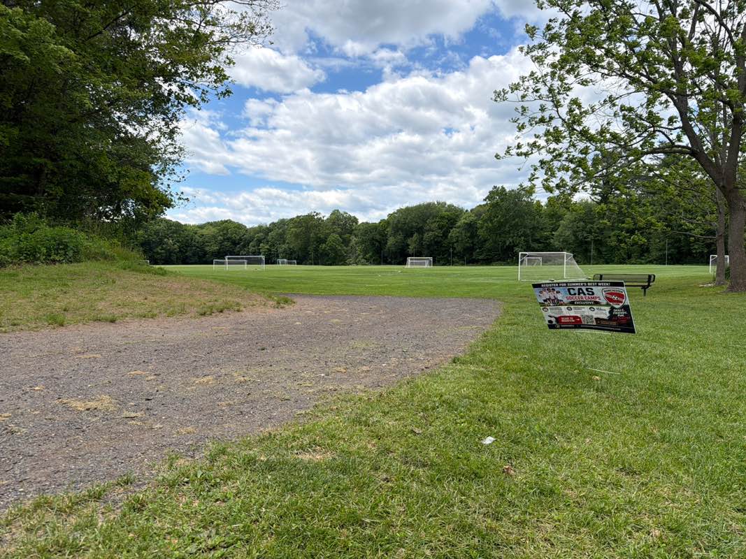 walking near me in Hillstown Veterans Memorial Park in summer