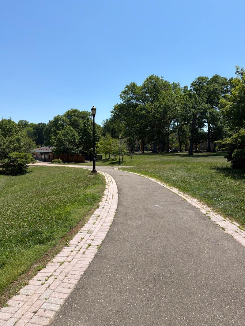 walking near me in Pope Park in summer