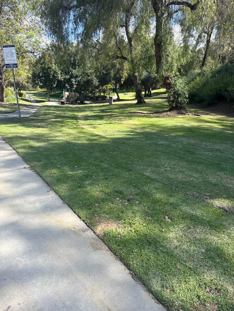 walking near me in Valle Vista Park in summer
