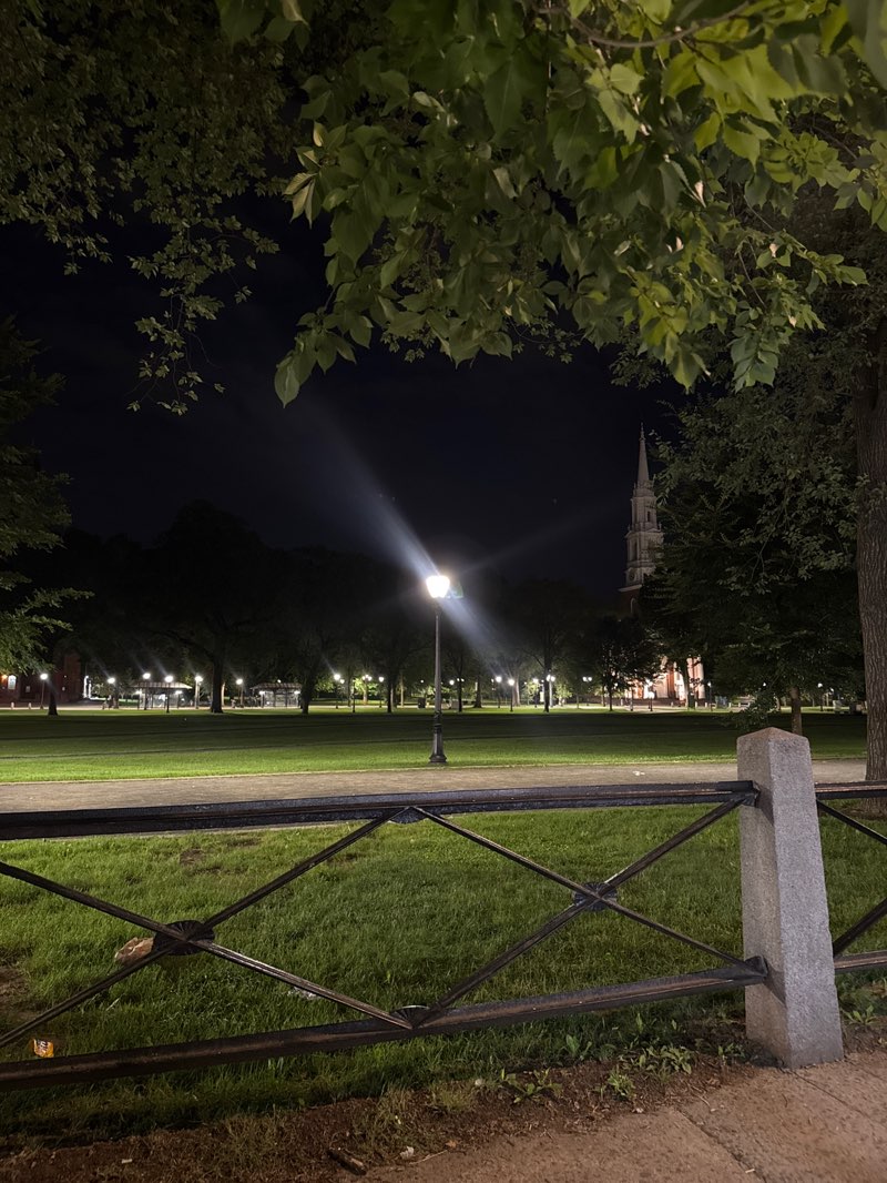 walking near me in The New Haven Green in summer