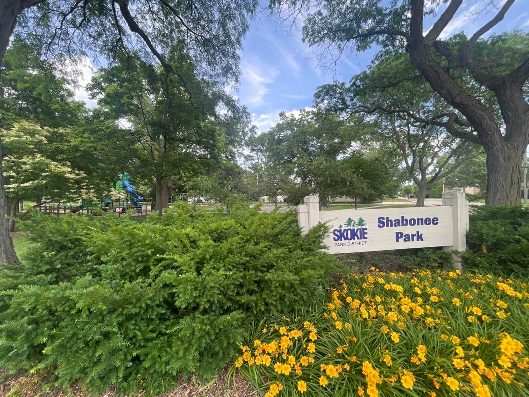 walking near me in Shabonee Park in summer