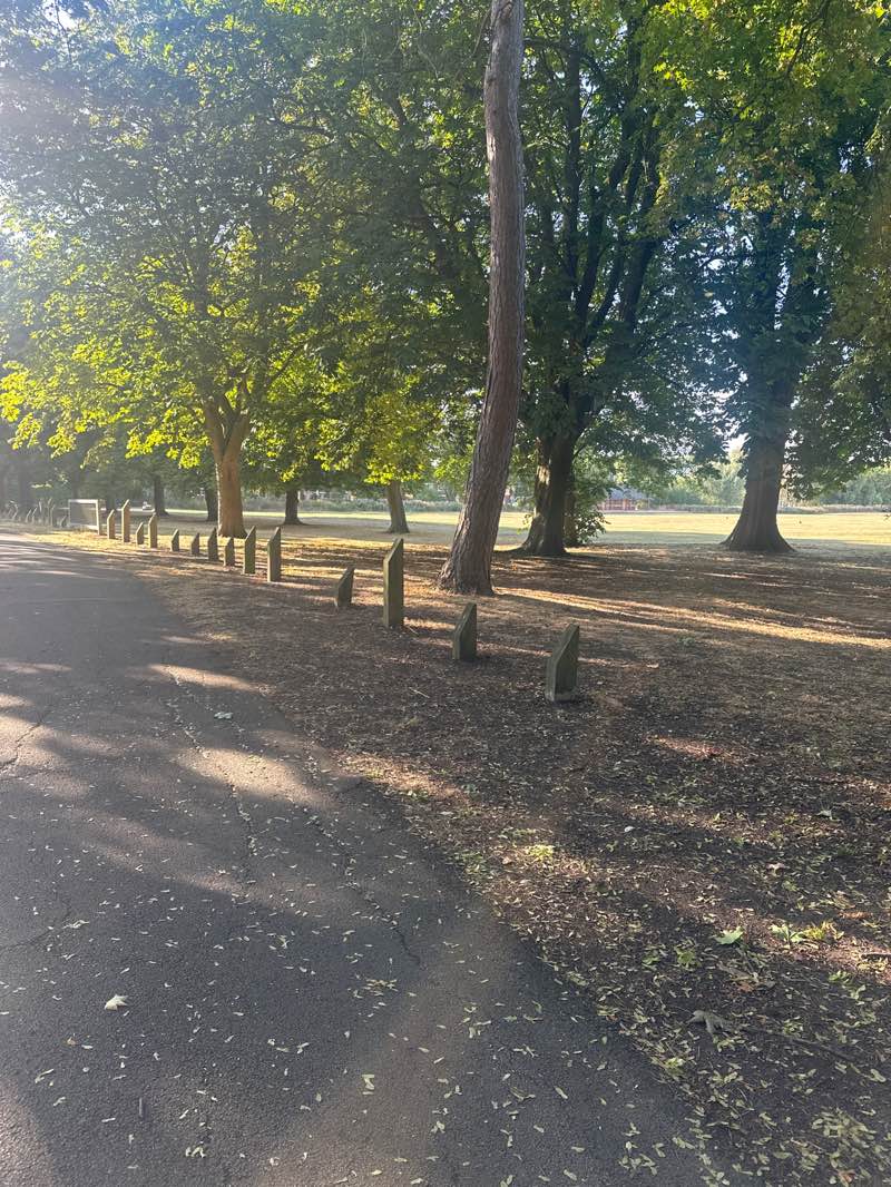 walking near me in Pickering Park in summer