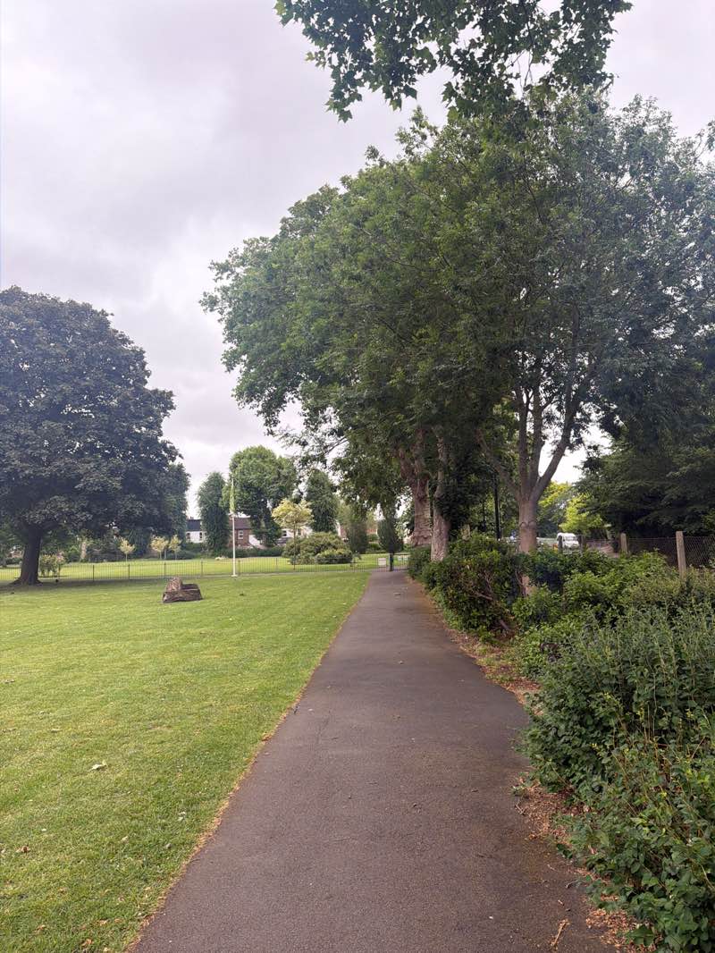walking near me in St. John's Gardens in summer