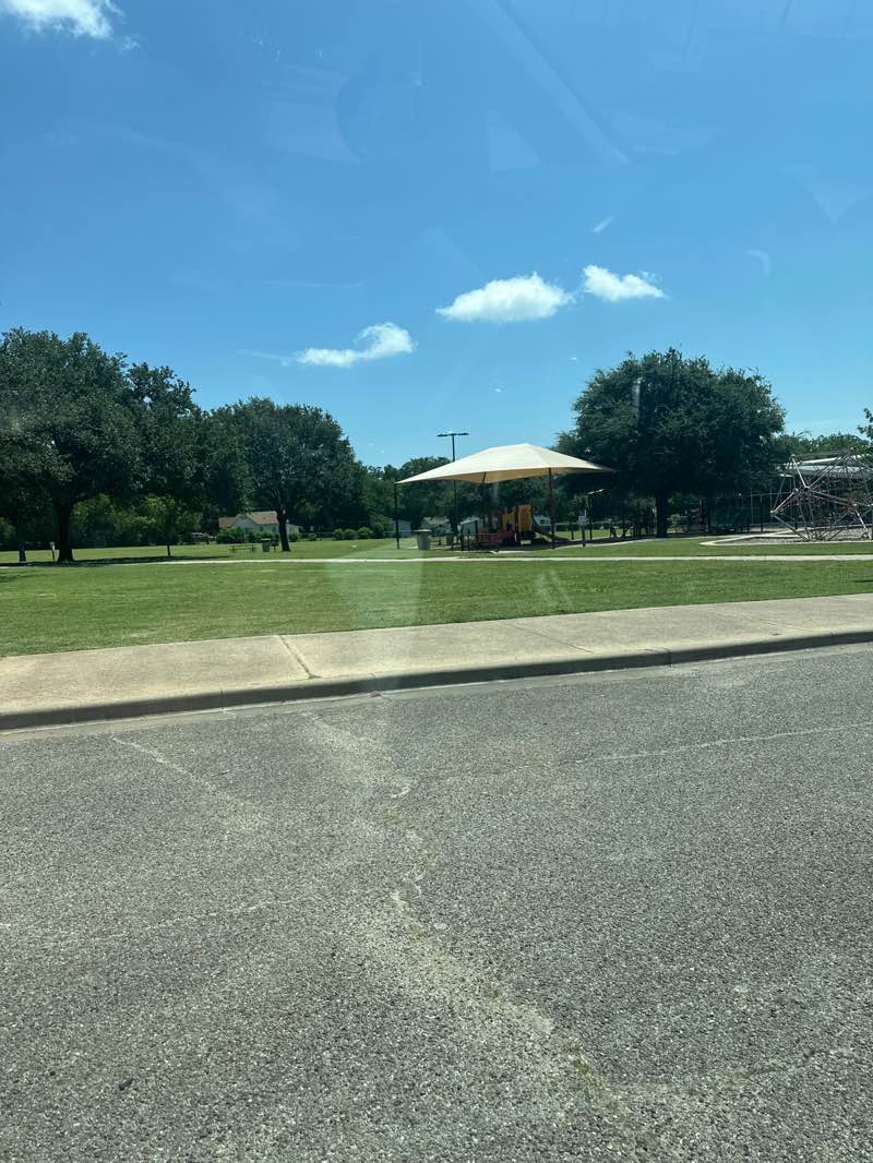 walking near me in South Waco Park in summer