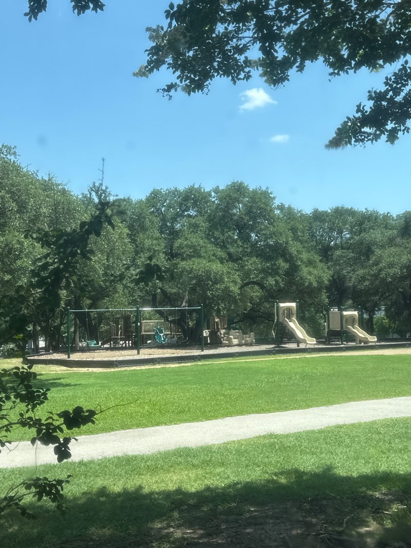 walking near me in Poage Park in summer
