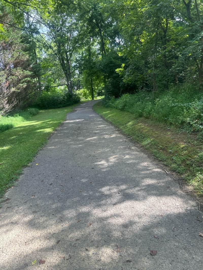 walking near me in Tommy Schumpert Park in summer